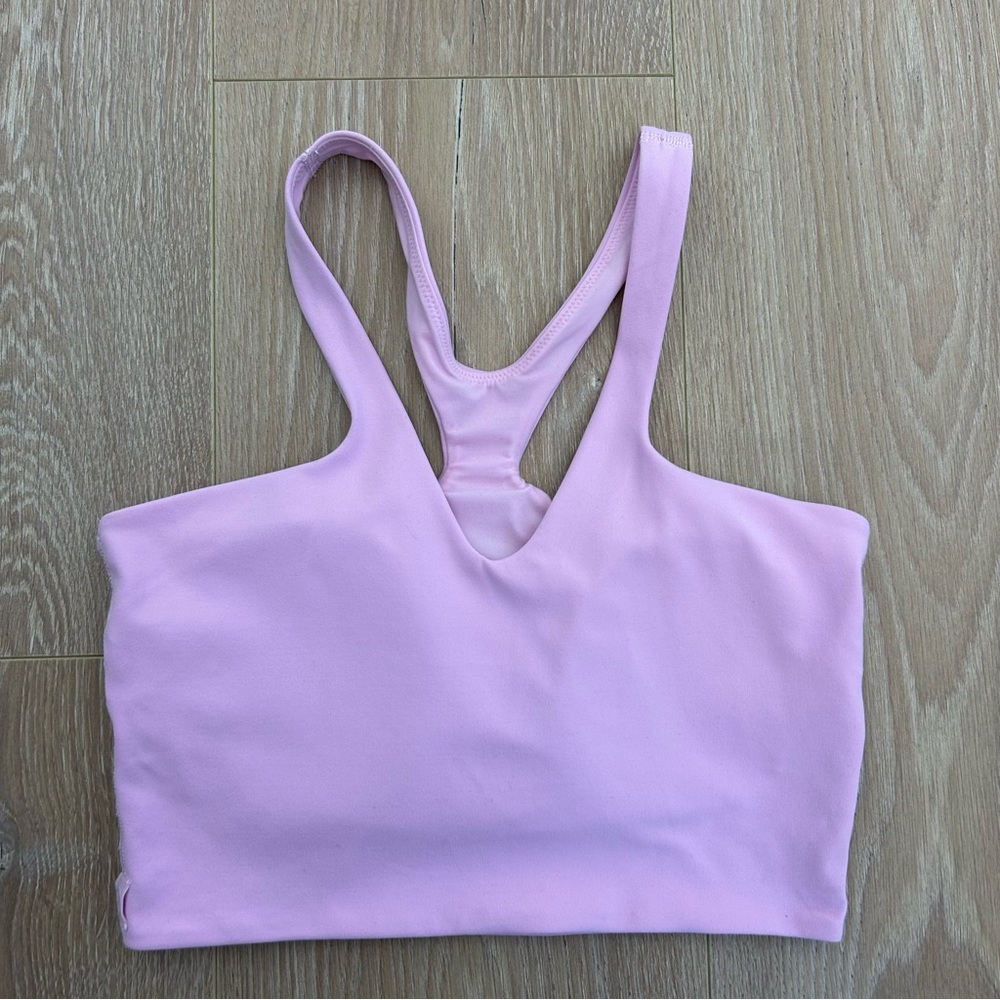 Lululemon Bend This V and Racer Bra *Light Support, A-C Cups Pink - Picture 8 of 9
